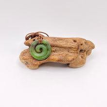 Load image into Gallery viewer, Small Martyr River Pounamu Koru Pendant