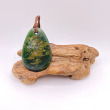 Load image into Gallery viewer, Natural Marsden Flower Jade Roimata Drop Pendant