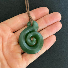 Load image into Gallery viewer, Koru Hei Matau Combination Pendant