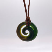 Load image into Gallery viewer, Small Marsden Flower Koru Pendant