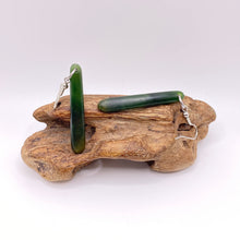 Load image into Gallery viewer, Putiputi Flower Jade Roimata Drop Earrings