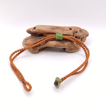 Load image into Gallery viewer, Tan Cord Single Beaded Bracelet