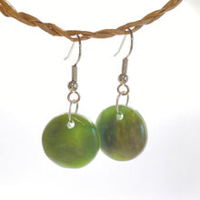 Load image into Gallery viewer, Putiputi Porohita Disc Earrings