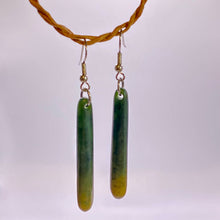 Load image into Gallery viewer, Putiputi Flower Jade Roimata Drop Earrings