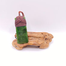 Load image into Gallery viewer, Kawakawa Cross-bound Toki Pendant