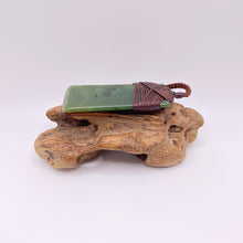 Load image into Gallery viewer, Kawakawa Cross-bound Toki Pendant