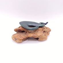 Load image into Gallery viewer, Dark Hei Matau Hook Pendant