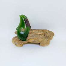 Load image into Gallery viewer, Kahurangi Ridge-Bound Hei Matau/Hook Pendant