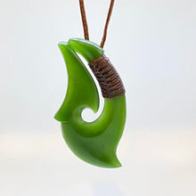 Load image into Gallery viewer, Kahurangi Ridge-Bound Hei Matau/Hook Pendant