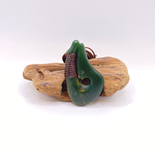 Load image into Gallery viewer, Putiputi Ridge-Bound Hei Matau Hook Pendant