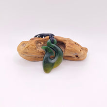 Load image into Gallery viewer, Putiputi Hei Matau Hook Pendant