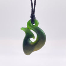 Load image into Gallery viewer, Putiputi Hei Matau Hook Pendant