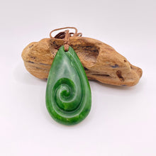 Load image into Gallery viewer, Roimata and Koru Pendant