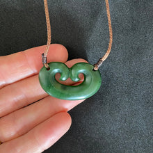 Load image into Gallery viewer, Small Double Koru Pendant