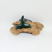 Load image into Gallery viewer, Dark Whale Tail Pendant