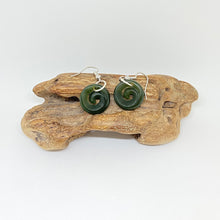 Load image into Gallery viewer, Dark Koru Earrings