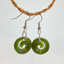 Load image into Gallery viewer, Dark Koru Earrings