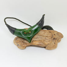 Load image into Gallery viewer, Double Koru Choker Pendant