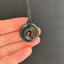 Load image into Gallery viewer, Small Kawakawa Koru Pendant