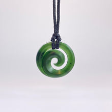 Load image into Gallery viewer, Small Kawakawa Koru Pendant