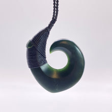 Load image into Gallery viewer, Dark Snood Bound Hei Matau Hook