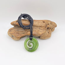 Load image into Gallery viewer, Small Martyr River Pounamu Koru Pendant