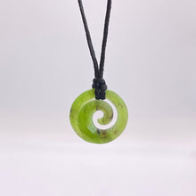 Load image into Gallery viewer, Small Martyr River Pounamu Koru Pendant