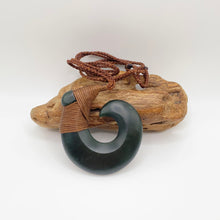 Load image into Gallery viewer, Marsden Pounamu Snood Bound Hei Matau pendant