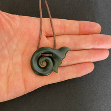 Load image into Gallery viewer, Whale Tail Koru Pendant