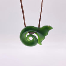 Load image into Gallery viewer, Whale Tail Koru Pendant