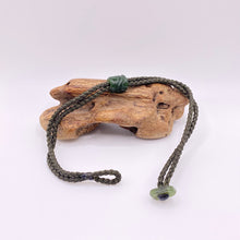 Load image into Gallery viewer, Olive, Dark Green Cord Single Beaded Bracelet