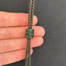 Load image into Gallery viewer, Olive, Dark Green Cord Single Beaded Bracelet
