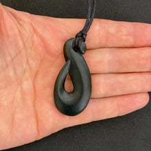 Load image into Gallery viewer, Dark Hei Matau Pendant