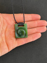 Load image into Gallery viewer, Ridge bound Square Koru Pendant