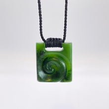 Load image into Gallery viewer, Ridge bound Square Koru Pendant