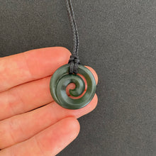 Load image into Gallery viewer, Small Kawakawa Koru Pendant