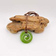 Load image into Gallery viewer, Small Martyr River Pounamu Koru Pendant