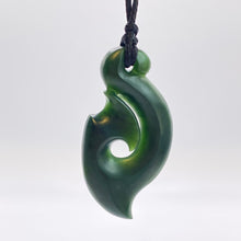 Load image into Gallery viewer, Dark Hei Matau Pendant