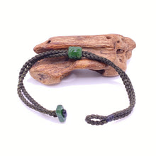 Load image into Gallery viewer, Olive, Dark Green Cord Single Beaded Bracelet