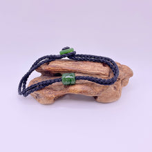 Load image into Gallery viewer, Black Cord Single Beaded Bracelet