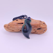 Load image into Gallery viewer, Dark Hei Matau Pendant