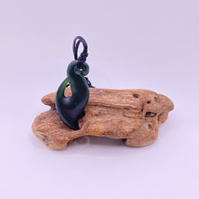 Load image into Gallery viewer, Dark Hei Matau Pendant