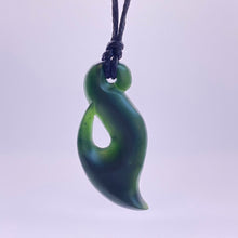 Load image into Gallery viewer, Dark Hei Matau Pendant