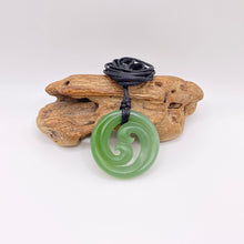 Load image into Gallery viewer, Inanga Double Koru Pendant