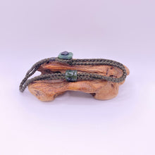Load image into Gallery viewer, Olive, Dark Green Cord Single Beaded Bracelet