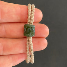 Load image into Gallery viewer, Natural Cord Single Beaded Bracelet
