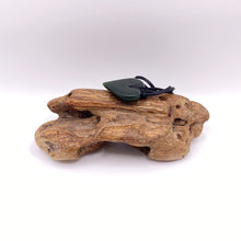 Load image into Gallery viewer, Small Dark Pounamu Heart Pendant