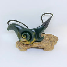 Load image into Gallery viewer, Koru and Hei Matau/Hook Combination Breastplate