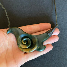 Load image into Gallery viewer, Koru and Hei Matau/Hook Combination Breastplate