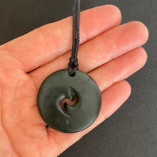 Load image into Gallery viewer, Kawakawa Double Spiral Koru Pendant